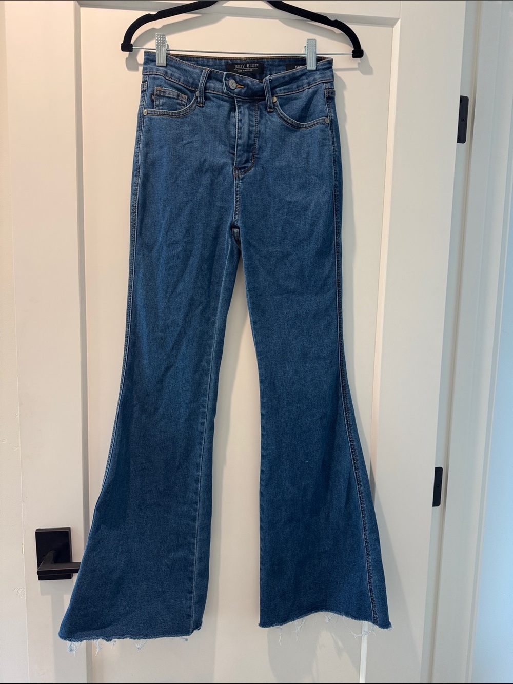 Judy Blue Dark Blue High-Rise Flare Jeans